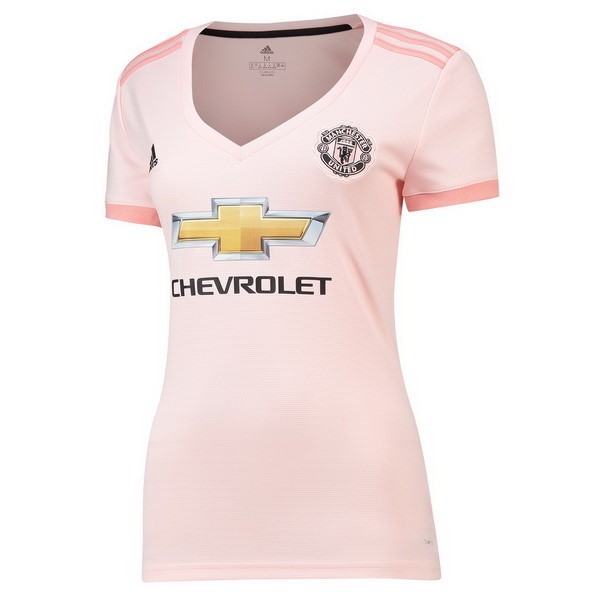 Camiseta Manchester United 2ª Mujer 2018-2019 Rosa